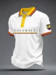Colombia World Cup 2026 Polo Shirt National Team Outfits For World Cup Fan.webp