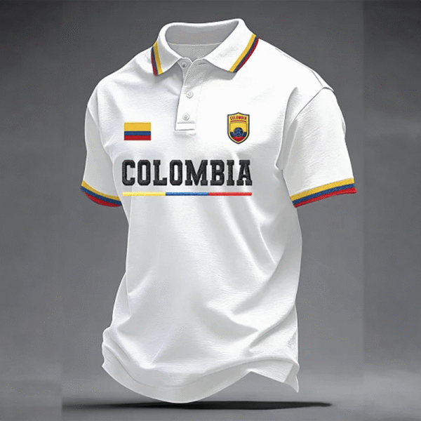 Colombia World Cup 2026 Polo Shirt World Cup Merch Sports Apparel For Fan.png