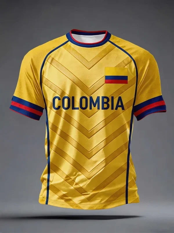 Colombia World Cup 2026 Shirt Colombia National Football Team Apparel For Soccer Fan.webp