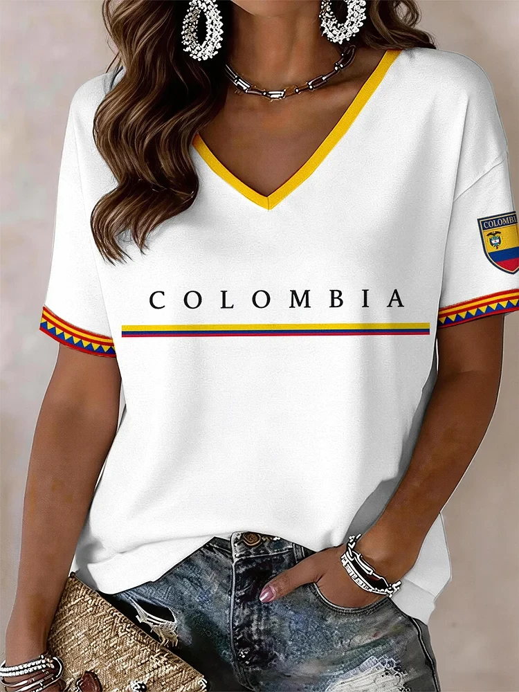 Colombia World Cup 2026 V Neck Shirt FIFA World Cup Merch For Sports Lovers.webp Colombia World Cup 2026 V Neck Shirt FIFA World Cup Merch For Sports Lovers.webp