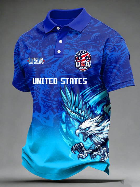 Eagle USA World Cup 2026 Polo Shirt US Mens Soccer Clothing For World Cup Fan.jpeg