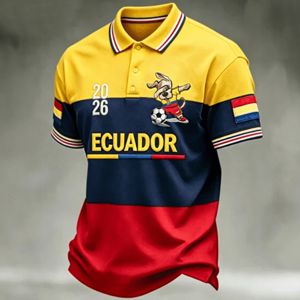 Ecuador World Cup 2026 Polo Shirt Ecuador FIFA World Cup Clothing For Soccer Fan.png