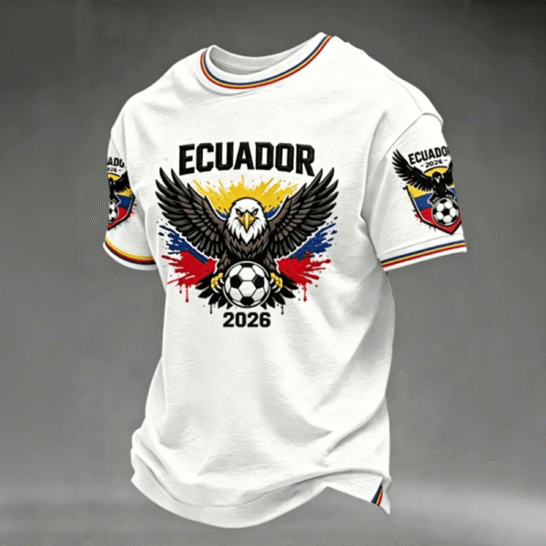 Ecuador World Cup 2026 Shirt Ecuador Soccer Apparel For World Cup Lovers.png