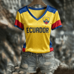 Ecuador World Cup 2026 V Neck Shirt FIFA World Cup Merch For Soccer Fan.png