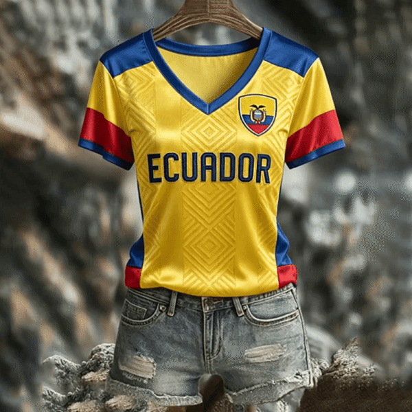 Ecuador World Cup 2026 V Neck Shirt FIFA World Cup Merch For Soccer Fan.png