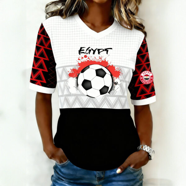 Egypt FIFA Club World Cup Bracket V Neck Shirt Game Day Shirt Soccer Lover For Mothers Day.jpeg