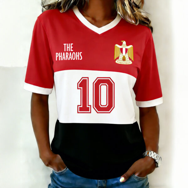 Egypt FIFA Club World Cup Bracket V Neck Shirt The Pharaohs Soccer Fan Merch Good For Huge Fan.jpeg