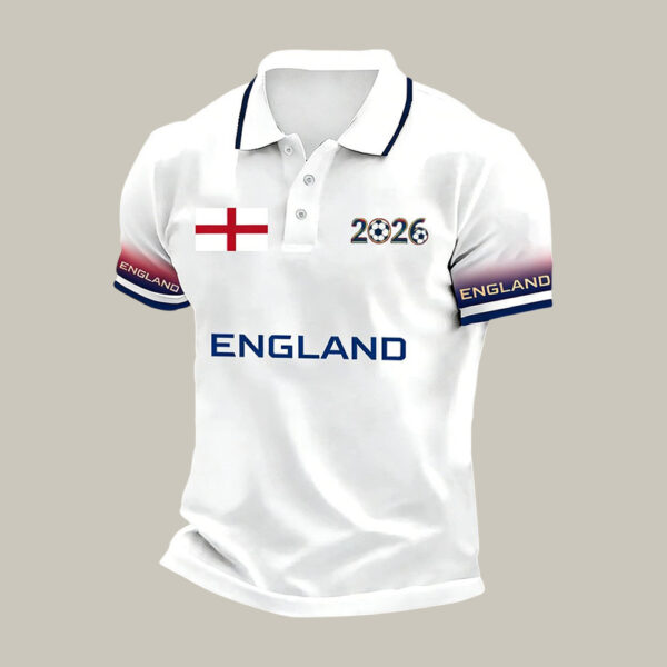 England 2026 FIFA World Cup Polo Shirt 2026 World Cup Clothes Game Day Gear.jpeg