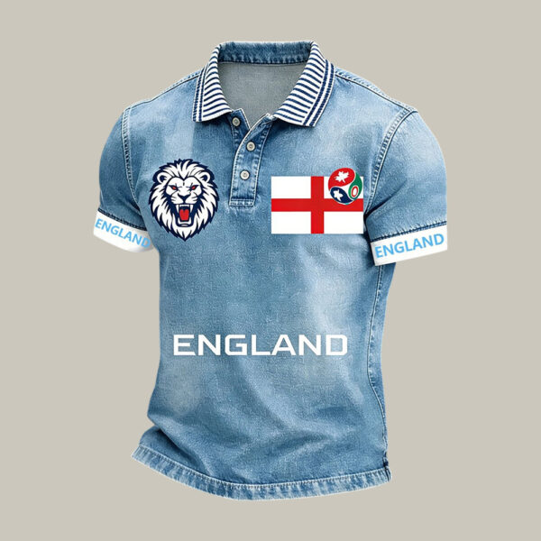 England FIFA World Cup 2026 Polo Shirt World Cup 2026 Shirt Soccer Lover Present For Husband.jpeg
