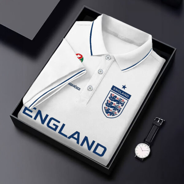 England FIFA World Cup 2026 Polo Shirt World Cup Attire Unique For Soccer Lovers.jpeg