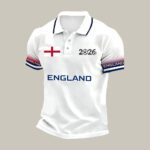 England FIFA World Cup 2026 Polo Shirt World Cup Clothing Line Good For Fan.jpeg