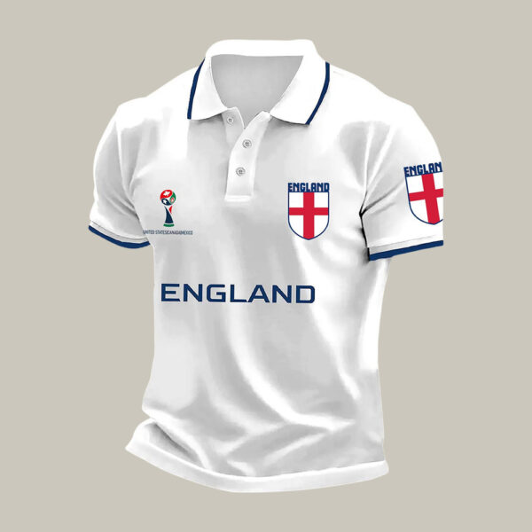 England FIFA World Cup 2026 Polo Shirt World Cup Merch Gifts Idea For Fathers Day.jpeg