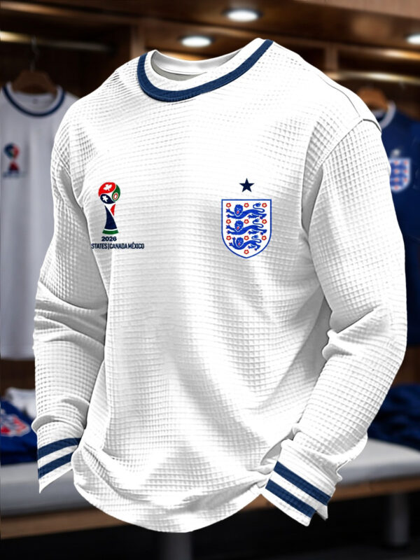 England World Cup 2026 Long Sleeve Shirt England Soccer Clothing Best Gifts For World Cup Lovers.jpeg