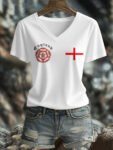 England World Cup 2026 Merch England Tudor Rose V Neck Shirt Game Day Clothes Gifts Idea.jpeg