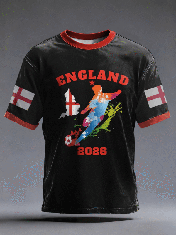 England World Cup 2026 Merch Football Game Day Shirt World Cup Clothing For Dad.png