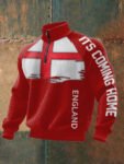 England World Cup 2026 Outfits Its Coming Home Zip Sweatshirt For Soccer Fan.jpeg