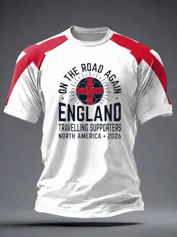 England World Cup 2026 Outfits On The Road Again Shirt For World Cup Lovers.jpeg