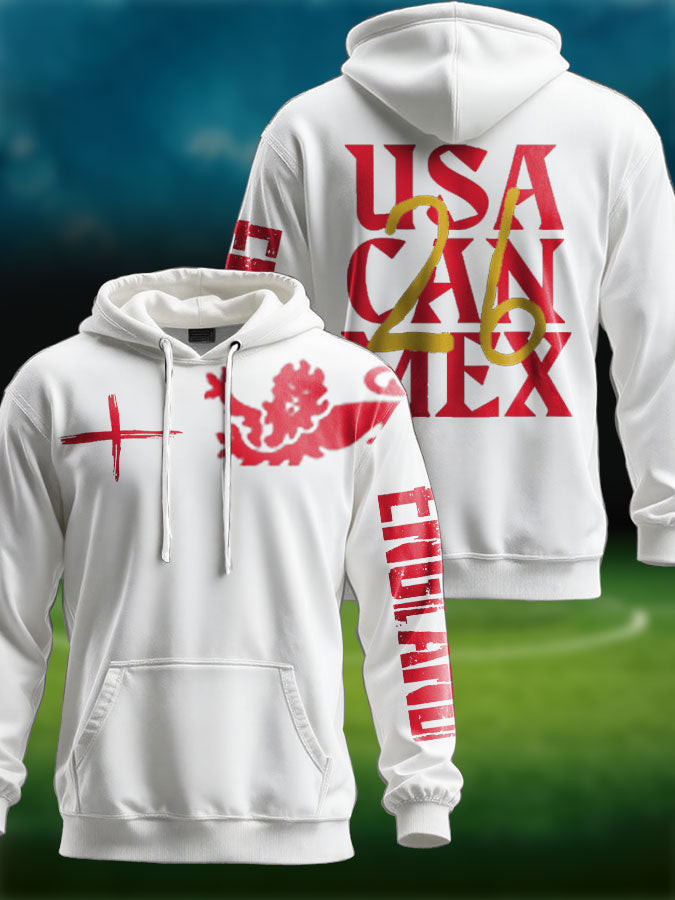 England World Cup 2026 Outfits USA Can Mex 2026 Hoodie For Soccer Lovers.jpeg England World Cup 2026 Outfits USA Can Mex 2026 Hoodie For Soccer Lovers.jpeg
