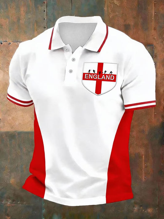 England World Cup 2026 Polo Shirt Game Day Apparel Soccer Clothing World Cup Lovers Gifts.jpeg
