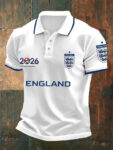 England World Cup 2026 Polo Shirt Mens UK Soccer Clothing World Cup FIFA Merch For Fan.jpeg