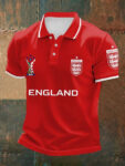 England World Cup 2026 Polo Shirt Red Game Day Apparel England Soccer Merch Fan Clothing.jpeg
