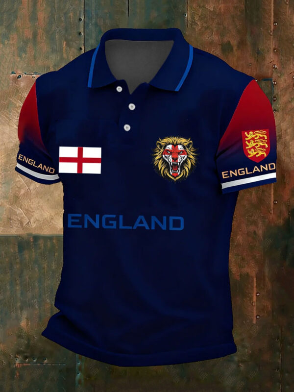 England World Cup 2026 Polo Shirt World Cup Apparel Soccer Lovers For Him.jpeg