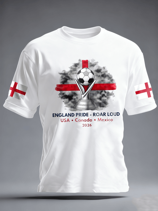 England World Cup 2026 T Shirt England Pride Roar Loud Shirt Best Gifts For World Cup Lovers.png