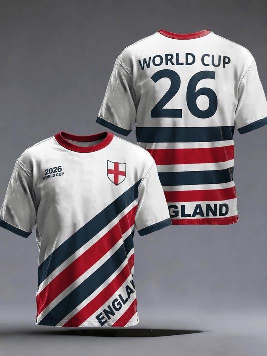 England World Cup 2026 T Shirt Soccer Apparel Best Gifts For England World Cup Lovers.png