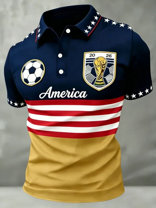 FIFA World Cup 2026 America Polo Shirt USA World Cup 2026 FIFA Shirt Soccer Fan Gifts.webp