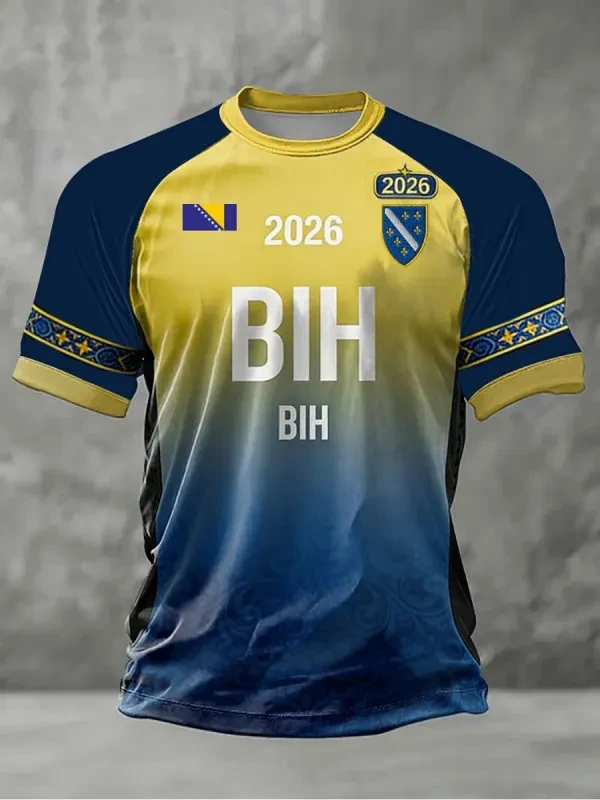 FIFA World Cup 2026 Bosnia BIH Shirt Bosnia FIFA World Cup Shirt For Football Lovers.webp