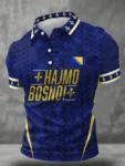 FIFA World Cup 2026 Bosnia Hajmo Bosno Polo Shirt Bosnia World Cup Merch For Bosnian.webp