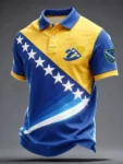 FIFA World Cup 2026 Bosnia Polo Shirt Bosnia FIFA World Cup Clothing Best Football Gifts.webp