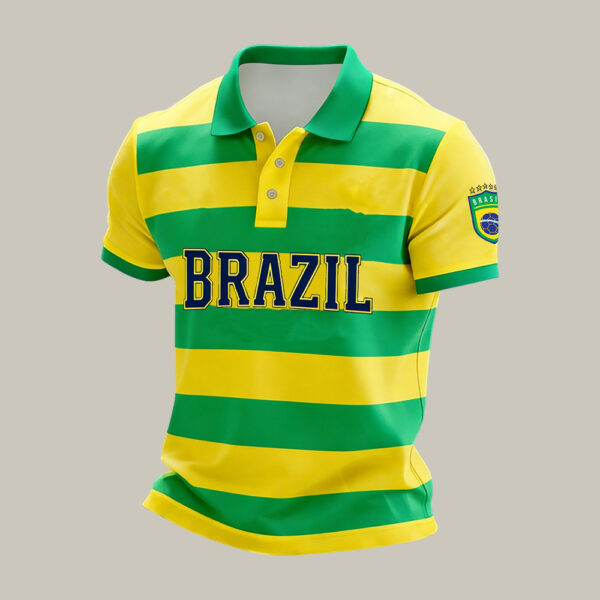 FIFA World Cup 2026 Brazil Polo Shirt Brazil National Soccer Team Shirt Unique For Soccer Players.jpeg