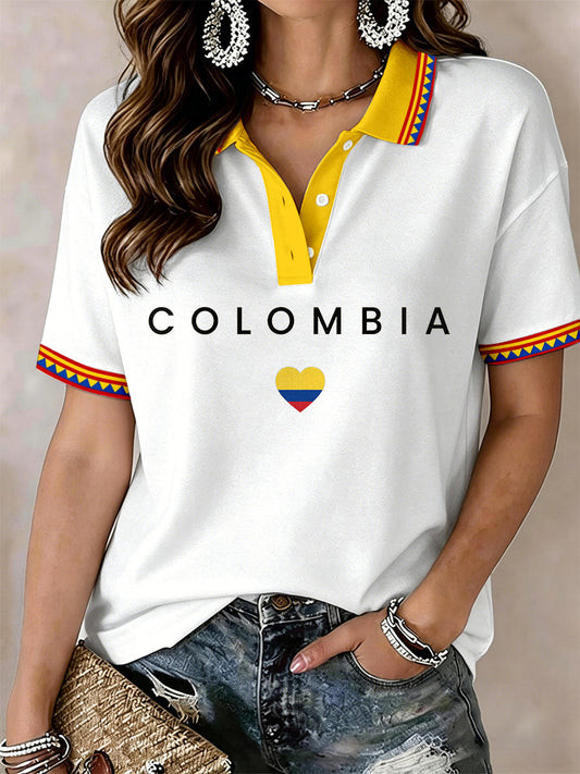 FIFA World Cup 2026 Colombia Polo Shirt World Cup Colombia Clothing Best Football Gifts.jpeg