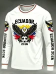 FIFA World Cup 2026 Ecuador Long Sleeve Shirt Ecuador World Cup Apparel Football Gifts.webp