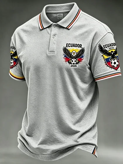 FIFA World Cup 2026 Ecuador Polo Shirt FIFA World Cup Ecuador Apparel Football Fan Gifts Ideas.webp