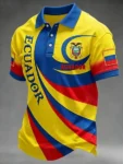 FIFA World Cup 2026 Ecuador Polo Shirt FIFA World Cup Ecuador Apparel Football Lover Gift.webp