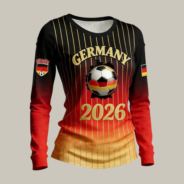FIFA World Cup 2026 Germany Long Sleeve Shirt Germany 2026 World Cup Apparel Mothers Day Gift.jpeg