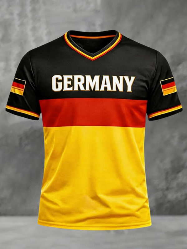 FIFA World Cup 2026 Germany V Neck Shirt Germany Soccer Apparel For Soccer Fan.jpeg