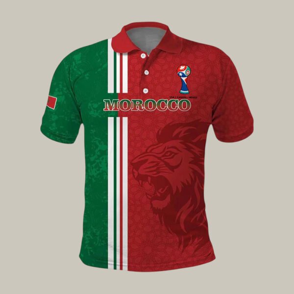 FIFA World Cup 2026 Morocco Polo Shirt World Cup 2026 Clothes Morocco Fan Gift.jpeg