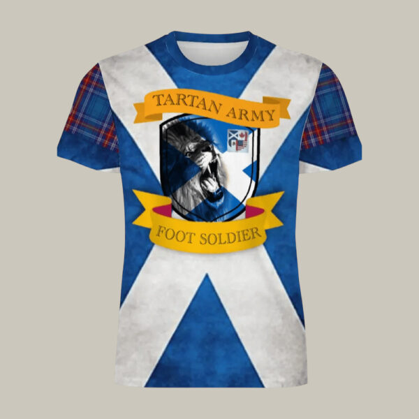 FIFA World Cup 2026 Scotland T Shirt Tartan Army Foot Soldier Shirt Soccer Lover For Dad.jpeg