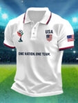 FIFA World Cup 2026 USA One Nation One Team Polo Shirt Soccer Lovers Clothing Best Gifts Idea.jpg