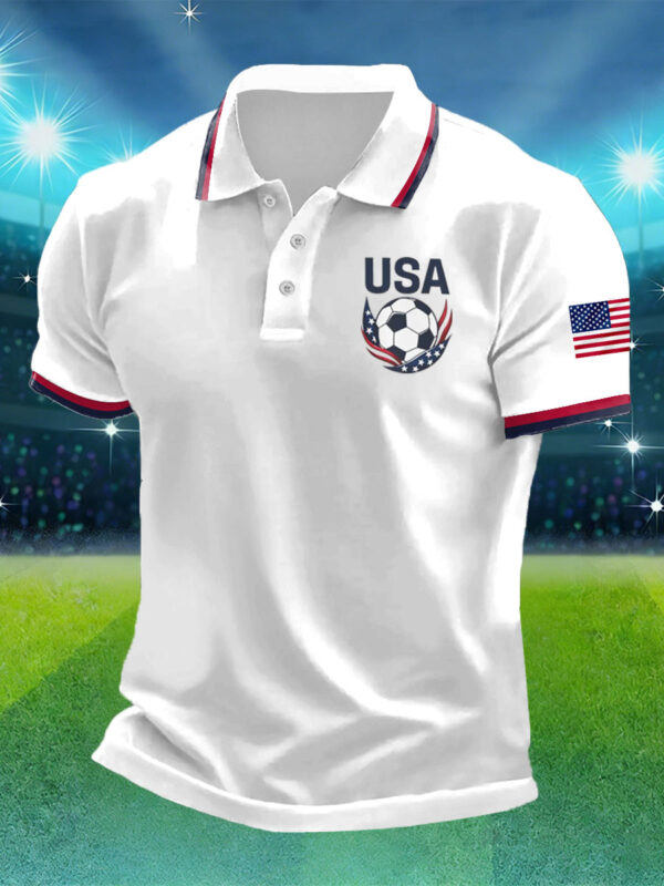 FIFA World Cup 2026 USA Polo Shirt Team USA Shirt World Cup Merch Soccer Fans Best Gifts Idea.jpeg