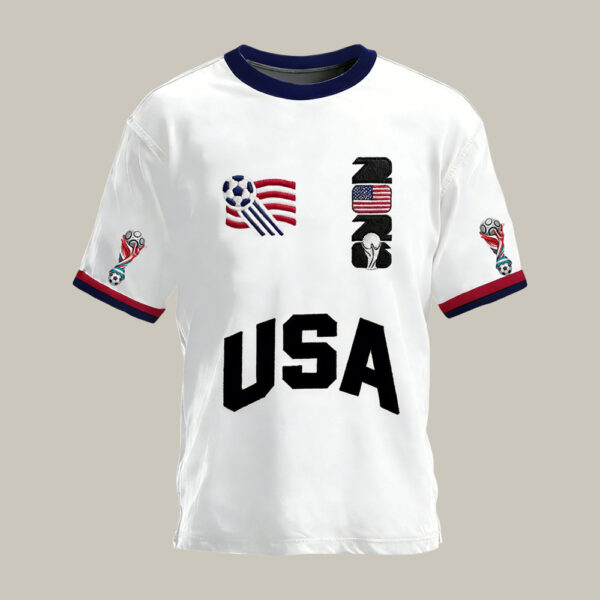 FIFA World Cup 2026 USA T Shirt US National Soccer Team Tee Present For Husband.jpeg