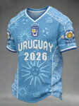 FIFA World Cup 2026 Uruguay V Neck Shirt Uruguay FIFA Clothing Football Related Gifts.jpeg