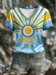 FIFA World Cup 2026 Uruguay V Neck Shirt Uruguay World Cup Clothing For Football Lovers.jpeg