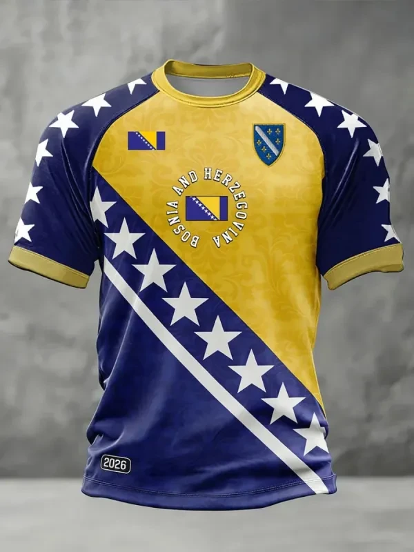 FIFA World Cup Bosnia And Herzegovina Shirt Bosnia Soccer Shirt Soccer Lovers Gifts Ideas.webp