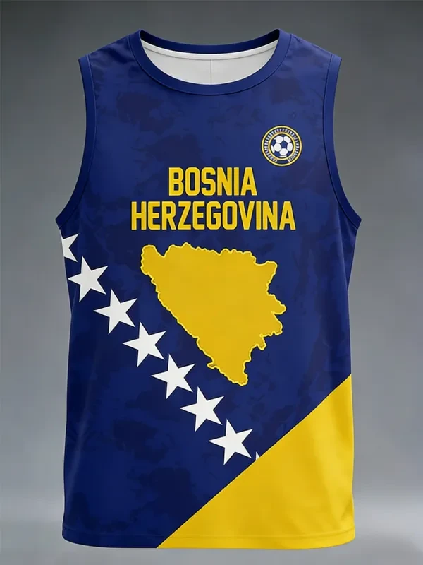 FIFA World Cup Bosnia Herzegovina Tank Top Bosnia World Cup 2026 Merch For Soccer Fan.webp