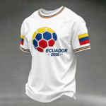 FIFA World Cup Ecuador Shirt Ecuador World Cup Team Outfits For Soccer Fan.png