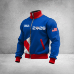FIFA World Cup USA 2026 Jacket Team USA Soccer Apparel Cool For World Cup Fan.png